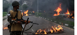 В Индии подавлен массовый бунт сектантов